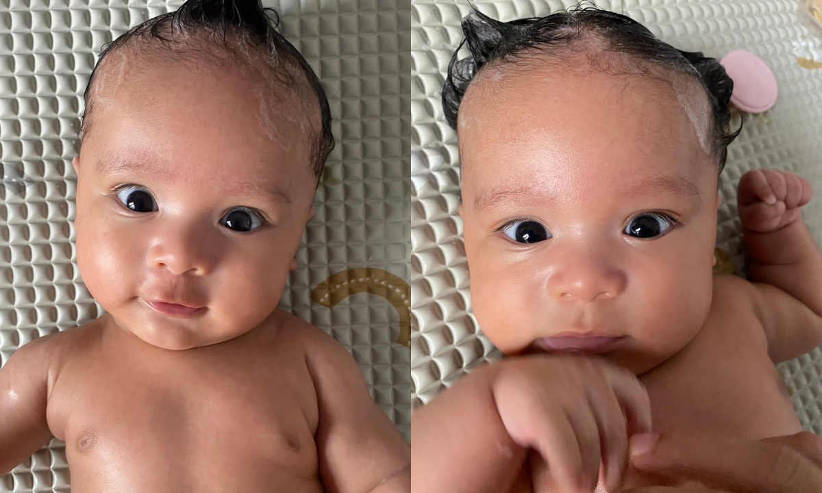 Memandikan bayi